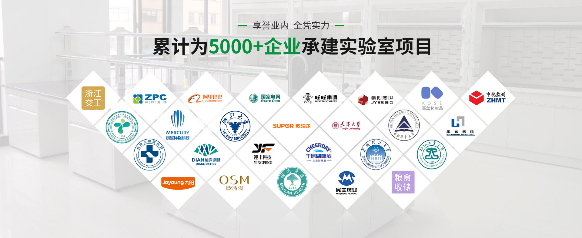 塘樹科技累計為5000+企業(yè)承建實(shí)驗(yàn)室項(xiàng)目